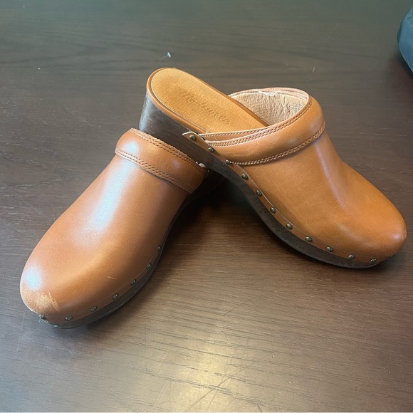 Madewell women’s The Cecily Clog in Oiled Leather. Size 7.5. - Picture 5 of 11